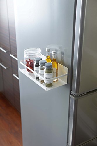 Yamazaki Home Magnetic Spice Storage Rack Organizer For Fridge - Steel