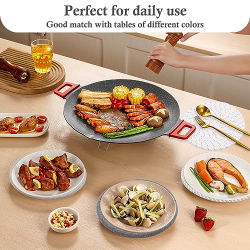 7" Trivets for Hot Dishes, Hot pots and Pans, 4 Heat Resistant Hot Pads, Pot Holders for Kitchen, Hot Plate Mats for Kitchen Countertops, Table, Home Essentials, Farmhouse Decor